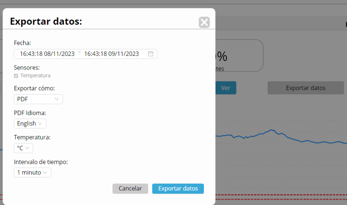 2.2 EXPORTAR DATOS EN MODO PUBLICO