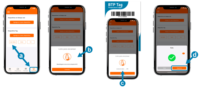 6.2Escaneo de Datos de la BTP TAG
