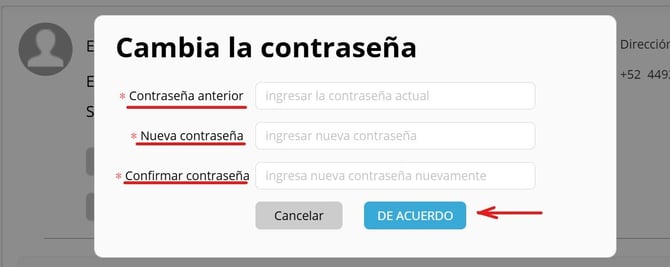 5.Cambiar Contraseña